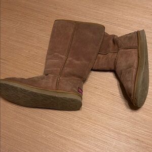 Classic Brown Suede Winter Boots - Women's UKALA Size 9